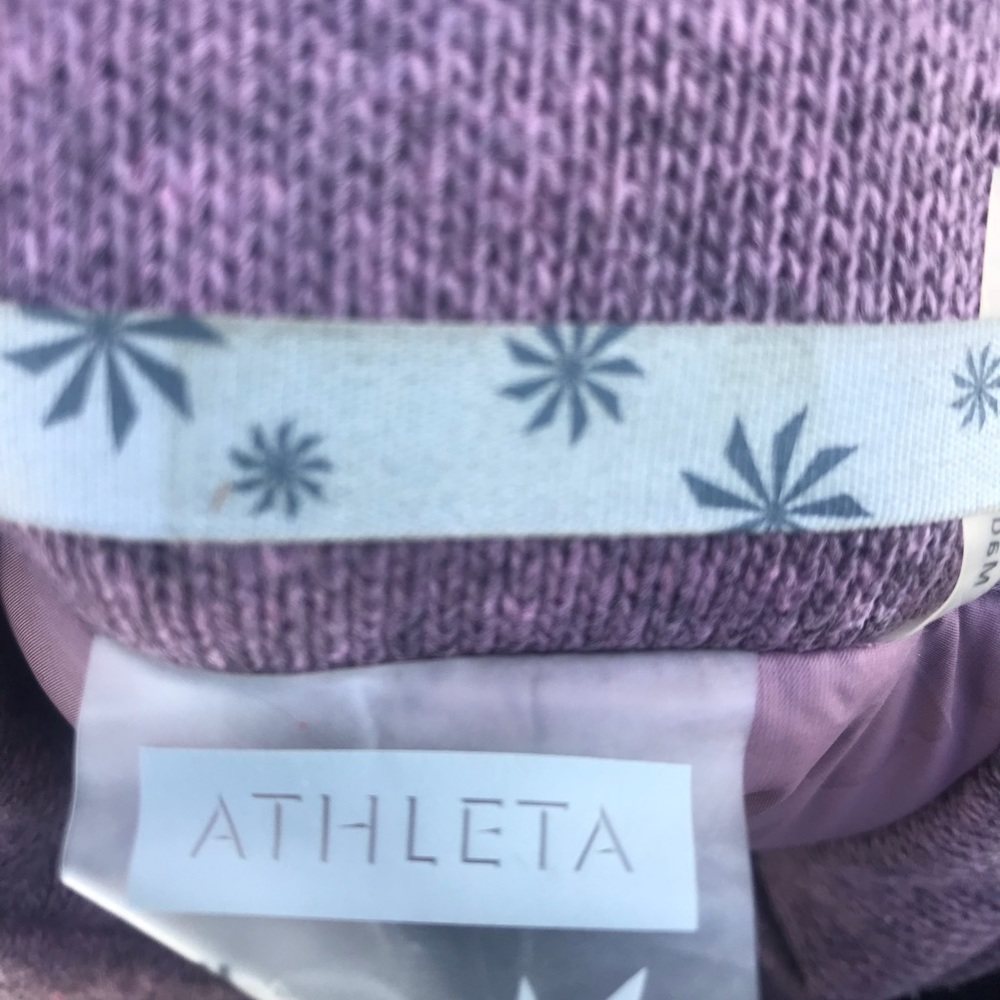 Sold Athleta Knit Goose Down Filled Vest in Rose - Picture 4 of 6